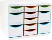 Exacompta Ladenblok Storebox Multi 11 laden Wit/harlekijn