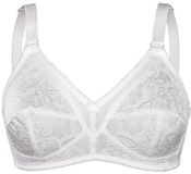 Sassa Zachte BH Glanzende Jacquard Wit 85B