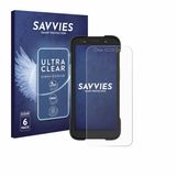 Savvies Screenprotector voor Zebra TC701 - Folie Beschermfolie transparant 6 Stuks