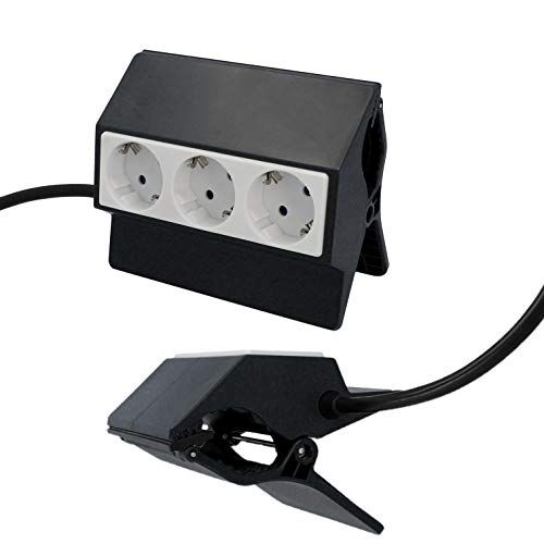 Unitec Klemstopcontact - 3 stopcontacten - incl. voedingskabel en stekker