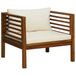 VidaXL Tuinbank Acaciahout Stof Polyester