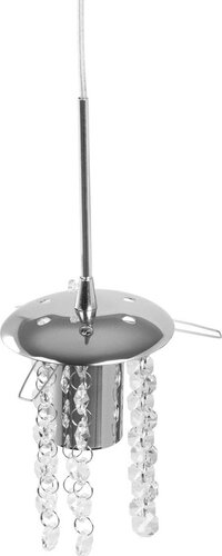 Uniprodo Hanglamp - 4 lampen - rookglas