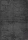 vidaXL - Vloerkleed - IZA - laagpolig - Scandinavisch - 240x340 cm - Antraciet