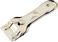 Ferrestock FSKRK400 Glazen schraper van dubbel roestvrij staal, 39 mm, robuust lemmet, ideaal voor glaskeramiek en alle soorten glas