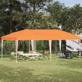 Prolenta Maison Exclusive Pop-up partytent, 575 x 290 x 245 cm, oranje