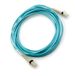 HP AJ837A HPE netwerkkabel LC Multimode (M) voor LC Multimode (M) 15 m glasvezel 50/125 micron OM3 voor HPE 3600, 8/24, 8/8, SN6000, StoreFabric SN6500, SN6610, SN6620C 24, SN650