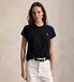 Polo Ralph Lauren T-shirt à coupe classique noir pour femme