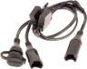 Tecmate OptiMate O-05 SAE/2x SAE, adaptateur à fusible