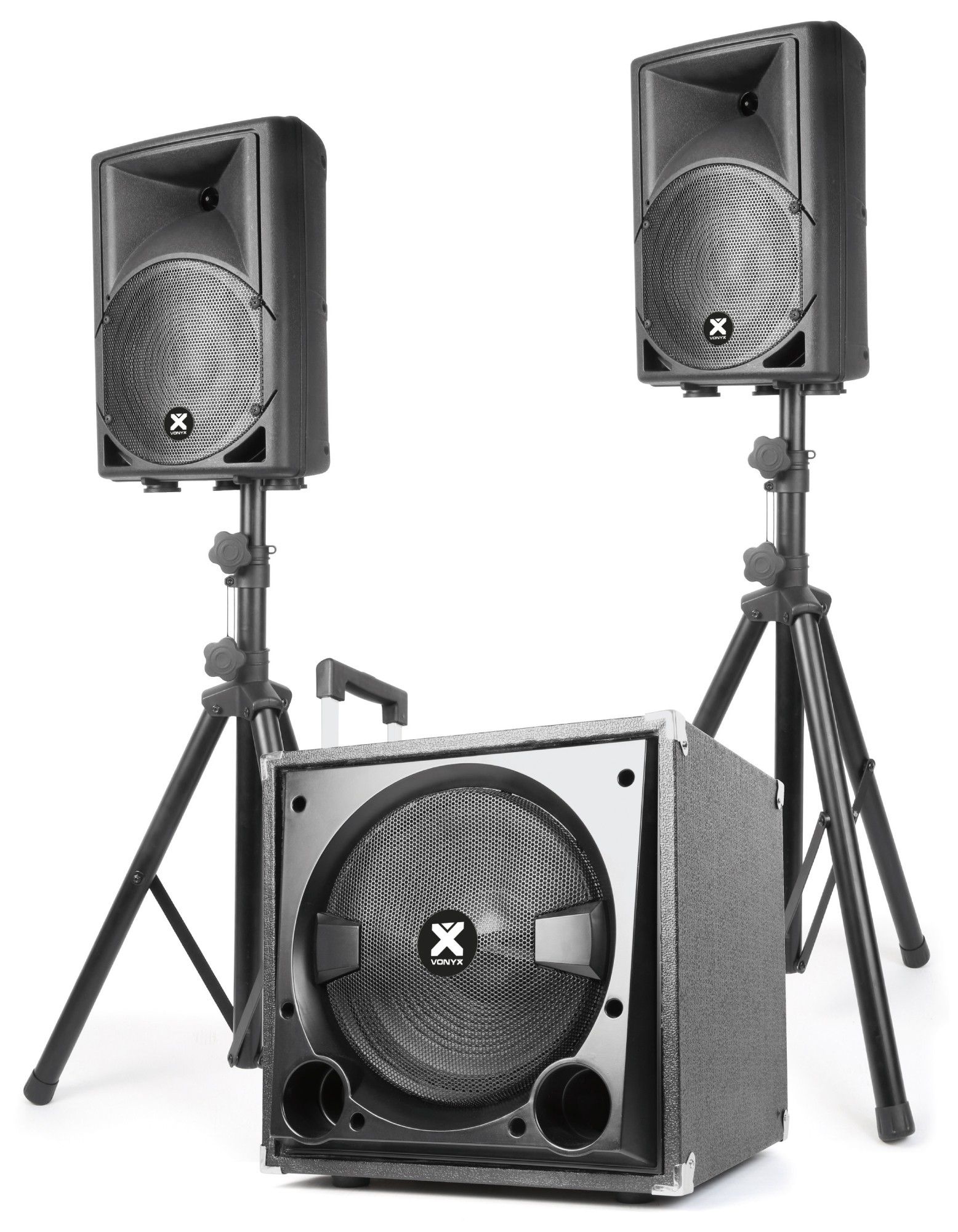 Vonyx VX800BT 800W Actieve Speakerkit - Zwart