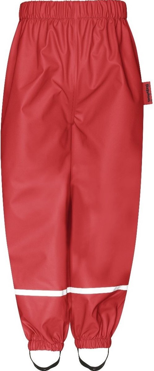 Playshoes - Regenbroek met Fleece voering voor kinderen - Rood - maat 116cm