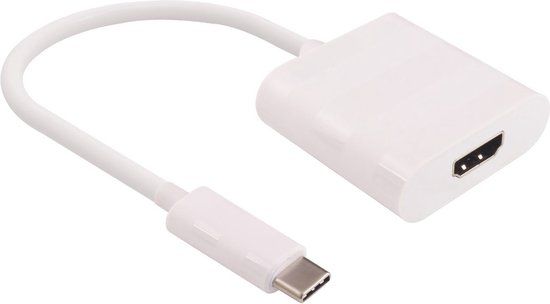 Microconnect USB-C naar HDMI Adapterkabel 0.2m Zwart