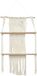 Home Deco Fabric Wandplank/wandrek Ibiza - naturel - Boho stijl - 50 x 85 x 13 cm