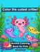Axolotl Coloring Book for Kids: 40 Fun Aquatic Designs with Big Bold Outlines — Ages 3-8, Easy to Color
