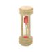 Fackelmann Eiertimer met zand 10 x 3,5 cm van beukenhout, beige