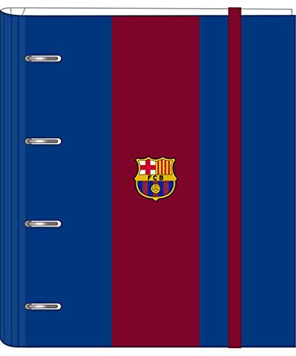 Safta FC Barcelona ringband met 4 ringen, 30 mm, 1e uitvoering 21/22, met 100 vellen A4, 270 x 35 x 320 mm