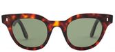 L.G.R Turkana Skin Lunettes De Soleil Femme Havane Oeil De Chat Vert 47mm