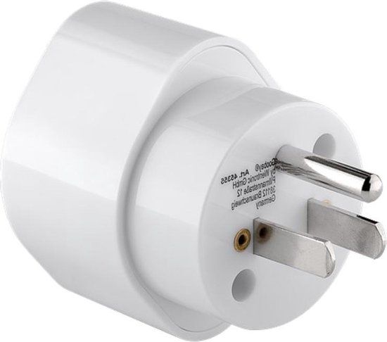 Goobay Reisadapter Europa naar Verenigde Staten en Japan - Geaard - Wit