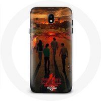 Maniacase Hoesje voor Samsung Galaxy J3 2017 Stranger Things Seizoen 4 Poster Art New Theory Crew