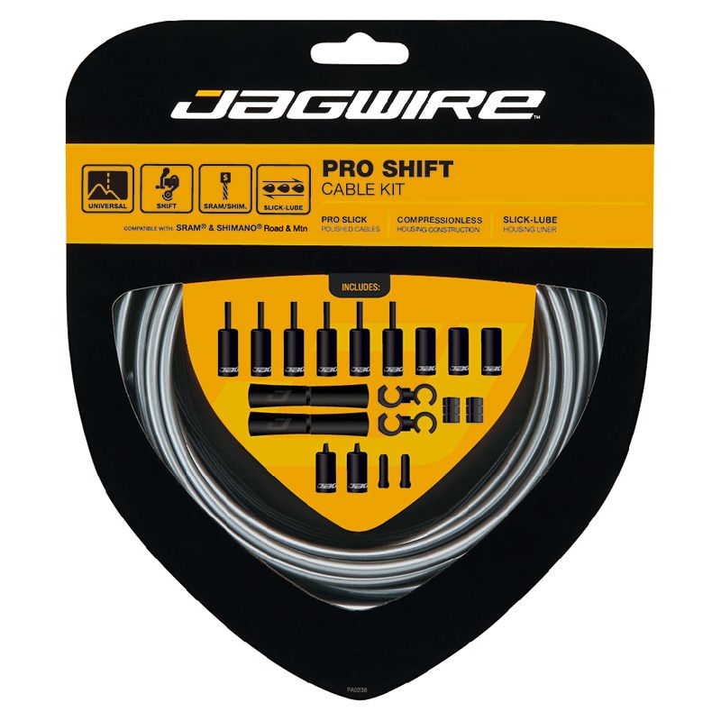 Jagwire PCK500 Remkabelset Zwart SRAM Shimano 4mm