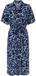 Only Yasmin Jurk Dames Zwart - Blauw