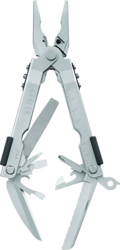 Gerber Multi-Plier 600 Multitool - Bluntnose - 15 functies - RVS - Zilver