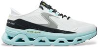 Skechers Glide-Step Altus Slip-On voor dames, Witte Hotmelt Mesh Blauwe Trim, 41 EU
