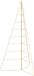 vidaXL Metalen kerstboom KUOPIO 180 cm Staal Goud