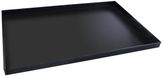 FM Professional Pizzaplaat van gecoat roestvrij staal, 60 x 40 cm, Zwart