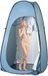 Latios Tente de douche pop-up - Bleu