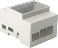 Joy-it rb-case+07 SBC-behuizing Geschikt voor serie: Raspberry Pi® Voor DIN-railmontage Grijs