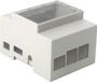 Joy-it rb-case+07 SBC-behuizing Geschikt voor serie: Raspberry Pi® Voor DIN-railmontage Grijs