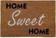 IVOL Kokosmat Home Sweet Home - Deurmat 50x80 cm - Bruin