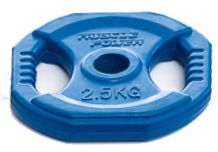 Muscle Power Aerobics Weight Plate - 30mm - 2.5 kg - Blue - Single
