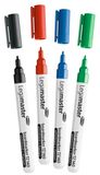 Legamaster Marqueur TZ 140 Étui avec 4 marqueurs noir, rouge, bleu et vert