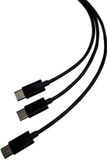 Steelplay Dual Play & Charge Kabel Geschikt Voor PS5 Controllers - USB-C, Zwart