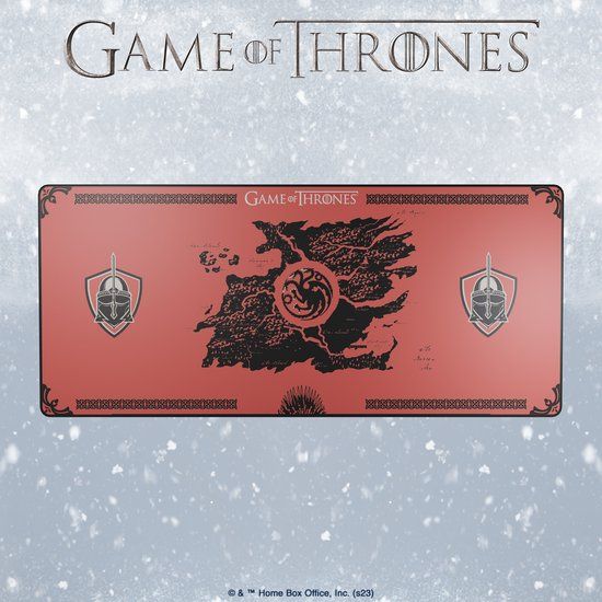 Lexip x Warner Game of Thrones Targaryen Edition Flexible Mouse Mat XXL, Red (90 x 40 cm)
