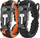 aZengear Paracord Survival-armbanden (2 stuks)