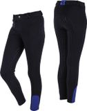 QHP Rijbroek Junior Full Grip Zwart 164