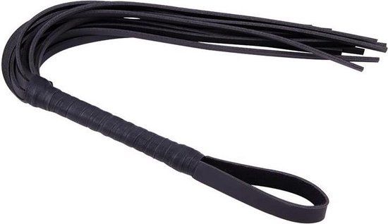 CHISA Leather Flogger 72 cm Black