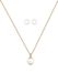 Elli Sieraden Set Dames Filigraan Zoetwaterparels 925 Zilver Verguld Goudkleurig