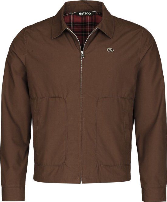 Chet Rock Drift Drizzler Jacket Heren Tussenseizoensjas - bruin - L