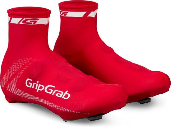 GripGrab RaceAero Zomer Wielren Overschoenen - Rood - Unisex - One Size