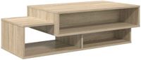 vidaXL Salontafel Sonoma Eik 105 x 50 x 32,5 cm Bewerkt Hout