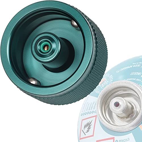 Jeebel Camp Gas Stove Adapter voor Easy Clic® Plus Systeem Om van CV Bajonet Aansluiting Over te Gaan naar Type MSF-1a Aansluiting of Lindal Ventiel Aansluiting (Type Lindal Ventiel)