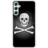 Samsung Bedrukt siliconen hoesje compatibel met Galaxy A24 4G Drapeau Pirate