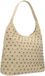 Manfield Beige suède shopper met studs