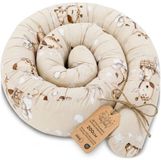 Totsy baby ASE Spolka Akcyjna Zijslaper kussen Lichaamskussen 200 cm Katoen - Lang kussen bed rol slaapkussen nek rol Decoratie voor kinderkamer Oeko-Tex Giraffen
