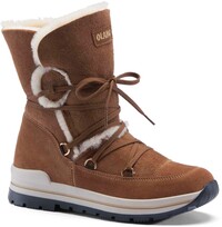 Olang Snowboots - Maat 37 - Vrouwen - bruin/creme/zwart
