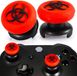 Playrealm FPS Thumbstick Extender & 3D Textuur Rubber Siliconen Grip Cover 2 Sets voor Xbox Series X/S & Xbox One Controller (BioH Rood)