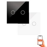 Zwarte Led-dimmer-onderdelen, zwart, compatibel met Europese systemen voor het instellen van het licht in privé- en commerciële omgevingen.